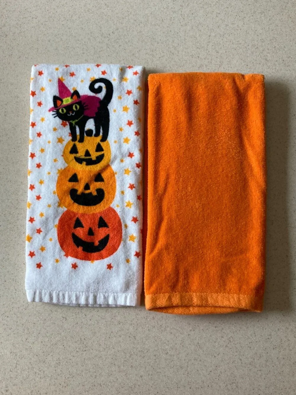 Kitchen Towels  6 pc. Fall Bundle - Gather Thankful Halloween Floral